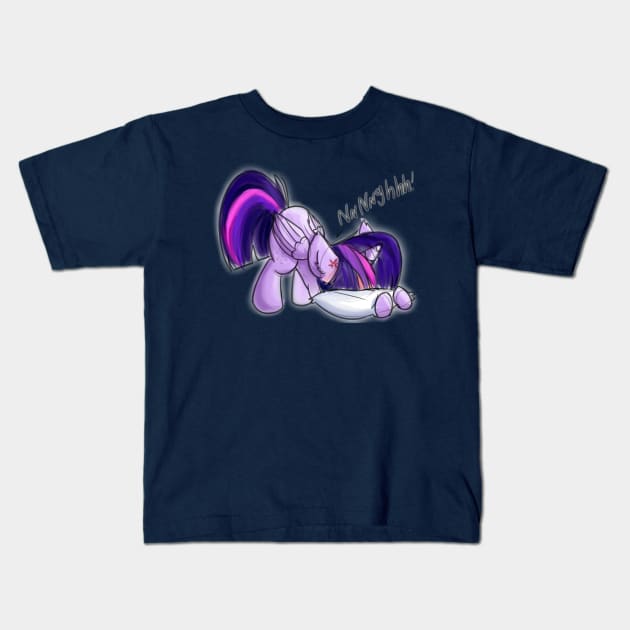 Muffled Screams Kids T-Shirt by LBRCloud